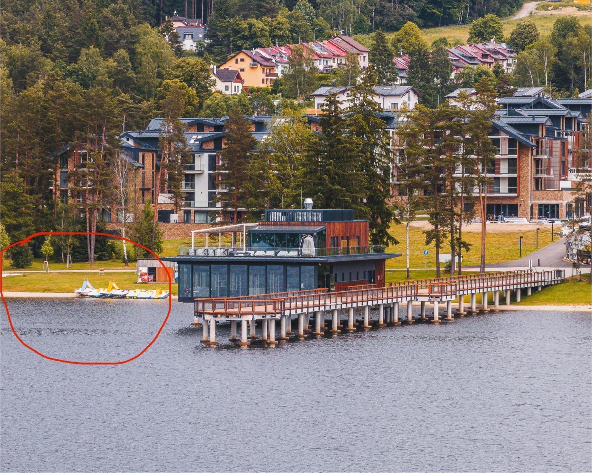 Molo Lipno Resort Luxusni Apartman 4Kk Cesky Krumlov Luaran gambar