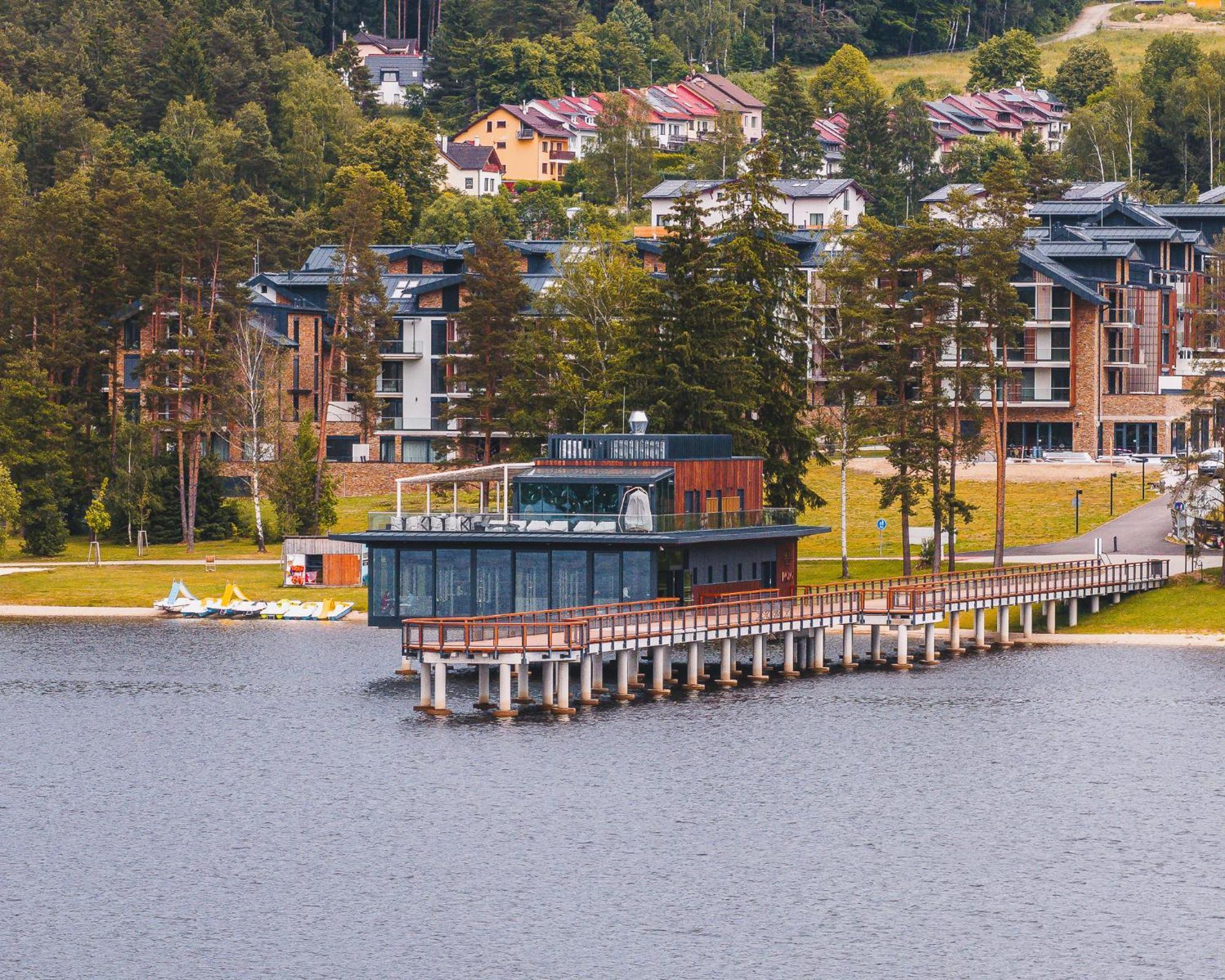 Molo Lipno Resort Luxusni Apartman 4Kk Cesky Krumlov Luaran gambar
